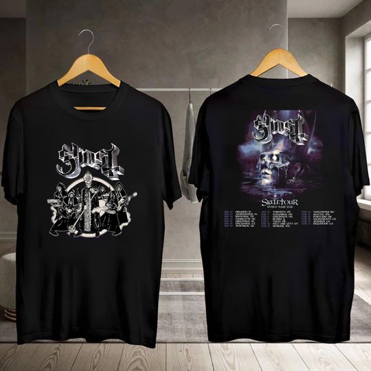 Ghost Band 2026 Tour Shirt, 2026 Ghost Skeletour World Tour Shirt, Ghost Band Fan Gift, Ghost Tee, Ghost Band Merch, Ghost 90s Vintage Shirt