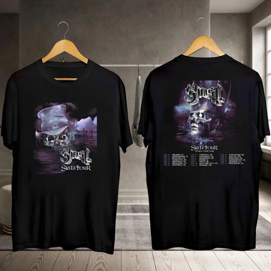 2026 Ghost Skeletour World Tour Shirt, Ghost Band Fan Gift, Ghost Band 2026 Concert, Ghost Fan Gift, Ghost Band Merch, Ghost Vintage Shirt