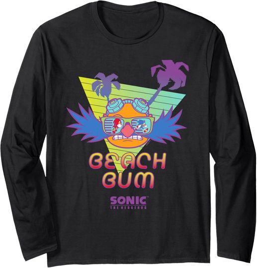 Discover Sonic the Hedgehog - "Beach B" Dr. Eggman Long Sleeve T-Shirt