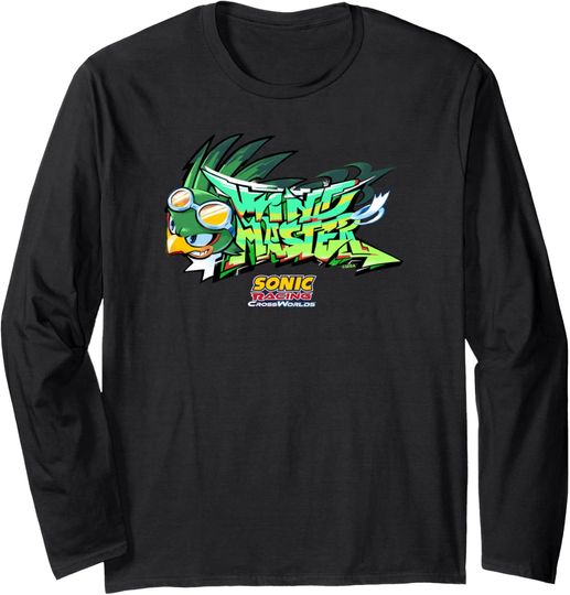 Discover Sonic Racing CrossWorlds - Jet Decal Long Sleeve T-Shirt