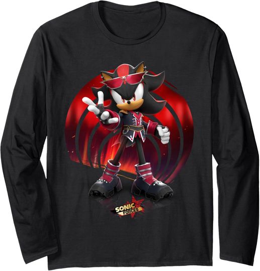 Discover Sonic Forces - Idol Shadow Long Sleeve T-Shirt