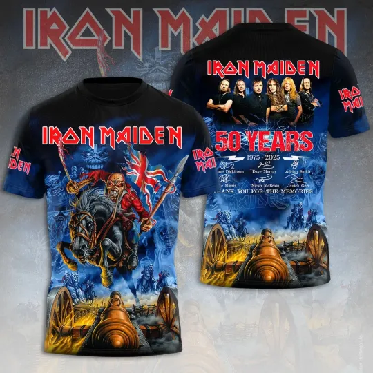 Discover Iron Maiden Inspired Run For Your Lives World Tour 2025 – Licensed 3D T-Shirt13