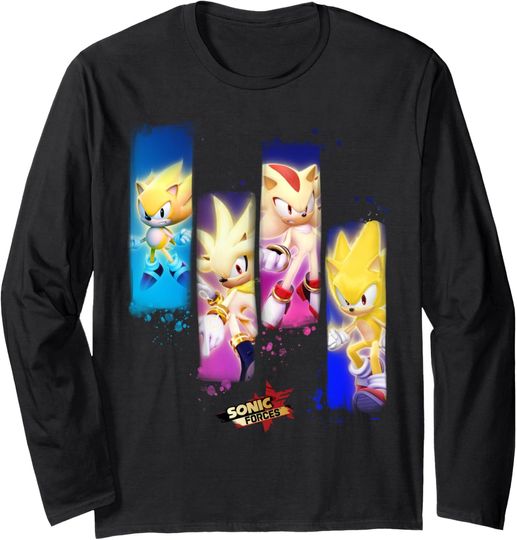 Discover Sonic Forces - Super Hedgehogs Long Sleeve T-Shirt