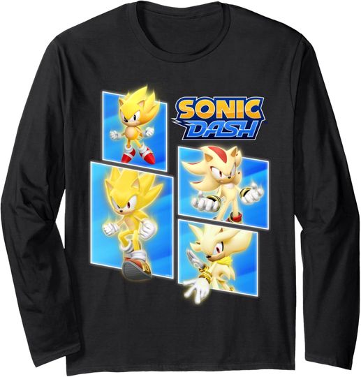 Discover Sonic Dash - Super Hedgehogs Long Sleeve T-Shirt