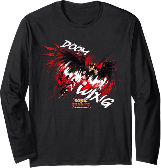 Discover Sonic the Hedgehog, Sonic X Shadow Generations - Dooom Wing Long Sleeve T-Shirt