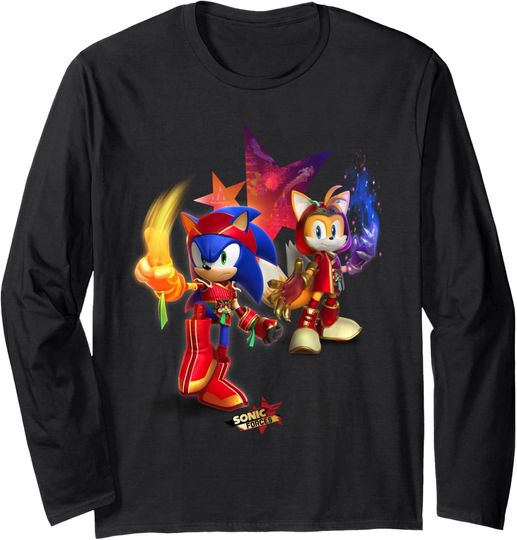 Discover Sonic Forces - Dragonfire Sonic & Dragonclaw Tails Long Sleeve T-Shirt