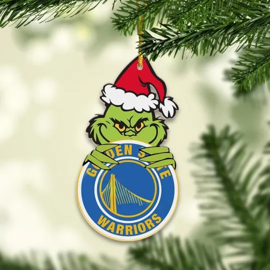 Discover Golden State Basketball Warriors Team funny character Christmas Ornament