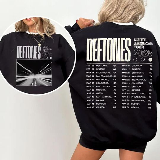 Discover Deftone North American Tour 2025 Shirt For Fans