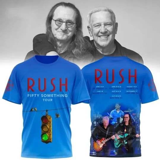 Discover Rush 2026 fifty something tour T-Shirt AOP 3D S-5XL