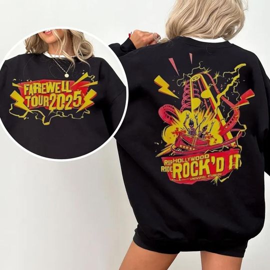 Discover Hollywood Rip Ride Rockit Farewell Tour T-Shirt