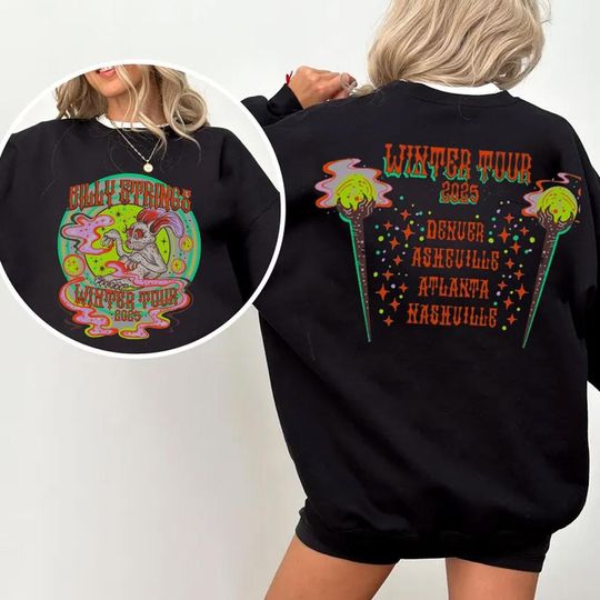 Discover Billy Strings Winter Tour 2025 Denver Asheville Atlanta Nashville Shirt