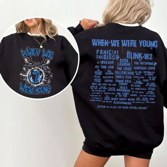 Discover When We Were Young Festival 2025 Overseer Lineup T-Shirt For Las Vegas Festival