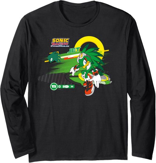 Discover Sonic Racing CrossWorlds - Ready to Roll Jet Long Sleeve T-Shirt