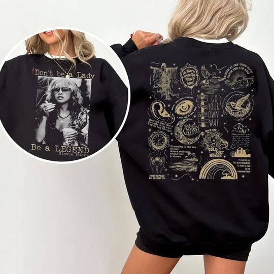 Stevie Nicks Bella Donna Vintage Rock Graphic T-Shirt Unisex Concert Top
