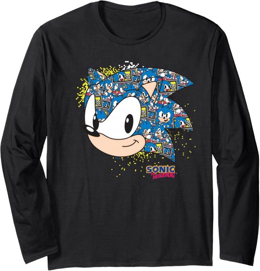 Discover Sonic the Hedgehog - Arcade Sonic Long Sleeve T-Shirt