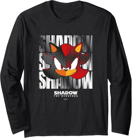 Sonic the Hedgehog, Shadow the Hedgehog - Geomaze Long Sleeve T-Shirt