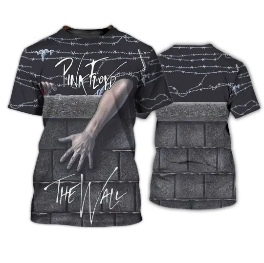 Pink Floyd Tee The Wall Rock Album 3D Tshirt Unisex 3D T-Shirt Size S-5XL