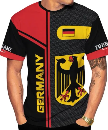 Germany 3D T-Shirt, Personalized