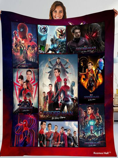 Discover Spider-Man No Way Home Blanket, Spiderman Blanket, Spider Man Peter Parker Blanket