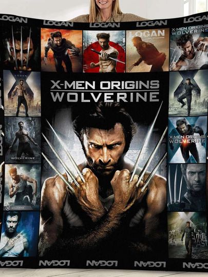 Logan Wolverine Xmen Blanket, Kids Superhero Blanket, Superhero Blanket, Wolverine Blanket