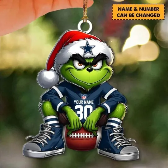 Discover Personalized Dallas Football Team Cowboys Christmas Ornament Holiday Gift