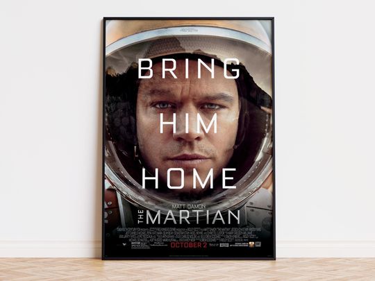 Discover The Martian - Movie Poster