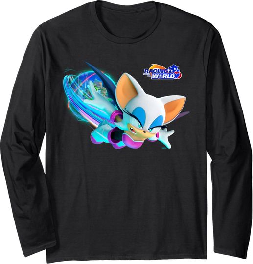 Discover Sonic the Hedgehog - Racing Around the World Rouge Long Sleeve T-Shirt