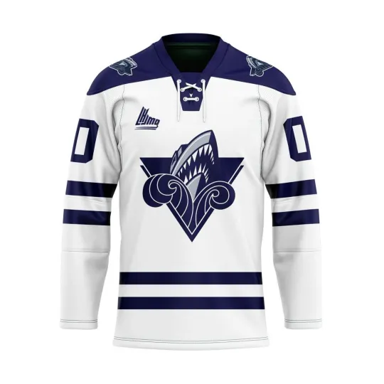 Discover Personalized Rimouski Oceanic White Lace Hockey Shirt Men's Fan Gear Xmas Gift