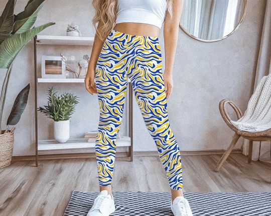 Discover Buffalo Hockey Stripes Leggings Women Buffalo Mafia WNY