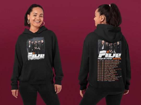 Discover Five - Keep On Movin 2025 Tour Hoodie - Front & Back Print