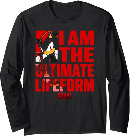 Discover Sonic The Hedgehog Father's Day I Am The Ultimate Lifeform Long Sleeve T-Shirt