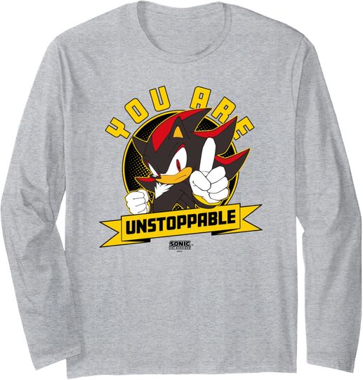 Discover Sonic The Hedgehog Father's Day You Are Unstoppable Shadow Long Sleeve T-Shirt