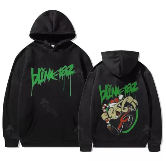 Discover Vintage B182 Two Sided Uniex Hoodie Rock Music Hoodie