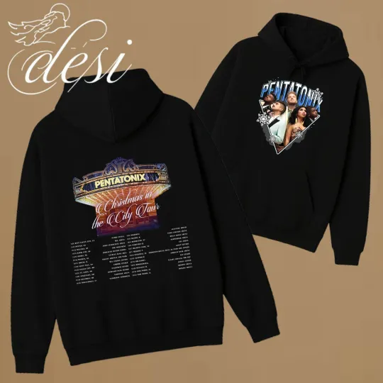 Discover Pentatonix Christmas in the City Tour Dates 2025 Concert Music Hoodie