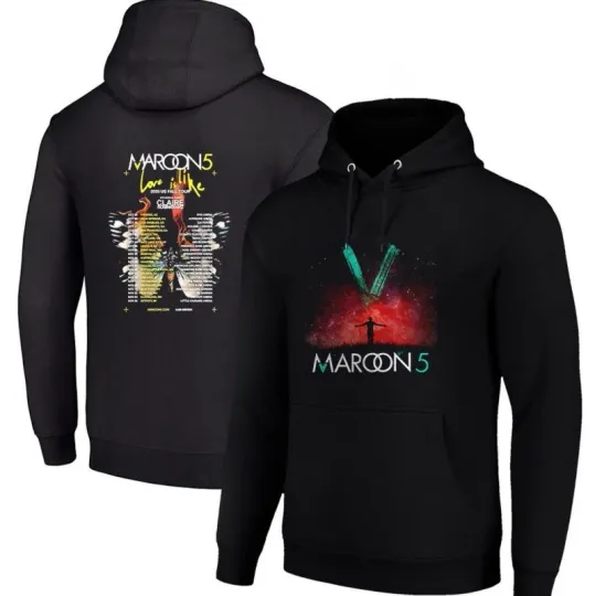 Maroon 5 Love Is Like 2025 US Fall Tour Hoodie