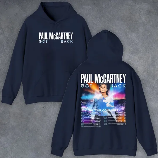 P mccartney 2025 Tour Inspired Fan Merch Get Back Tour 2025 Hoodie