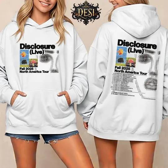 Discover Disclosure Fall 2025 North America Tour 2025 New Inspired Hoodie