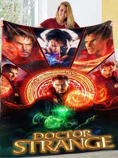 Discover Dr Strange Fleece Blanket, Avengers Superhero Fleece Blanket for Bed Couch Sofa
