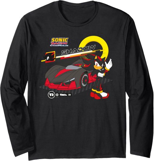 Discover Sonic Racing CrossWorlds - Ready to Roll Shadow Long Sleeve T-Shirt