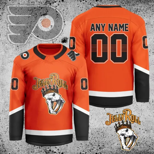 Discover Personalized Philadelphia Flyers X Jelly Roll Hockey Shirt Men's Fan Gear Gift