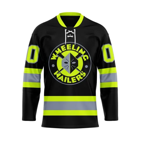 Discover Custom Wheeling Nailers Special Firefighters Lace Hockey Shirt Fan Gear Gift