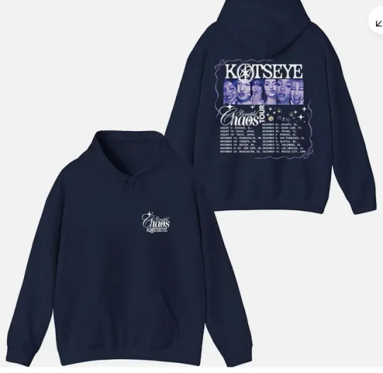 Discover Katseye Merch Beautiful Chaos Tour 2025 Unisex Hot Sweater, Hoodie