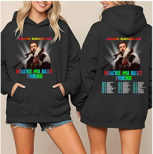Adam Sandler Best Friend Tour 2025 Merch Hoodie