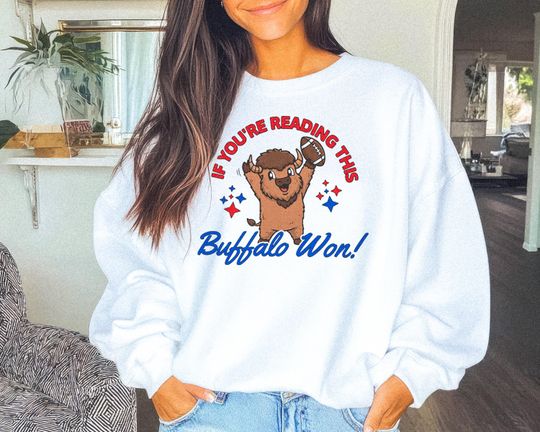 Discover Buffalo Won Sweatshirt | Buffalo Football Vintage Sweatshirt | Buffalo Mafia Gift | WNY New York