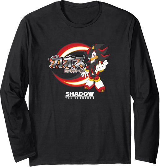 Shadow the Hedgehog - "Chaos Control!"  Long Sleeve T-Shirt