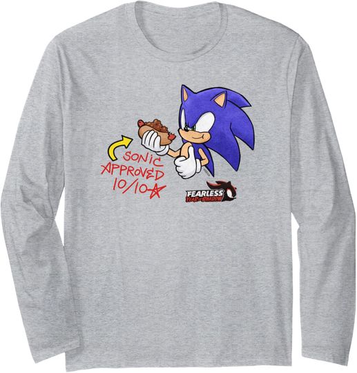 Discover Sonic the Hedgehog, Fearless Year of Shadow - Sonic Approved Long Sleeve T-Shirt