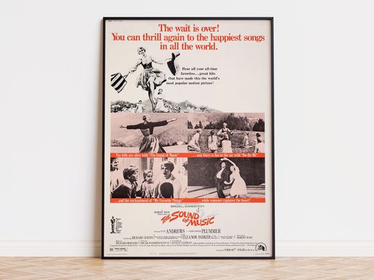 Discover The Sound of Music - Movie Poster | Digital Download | High Quality Ready To Print