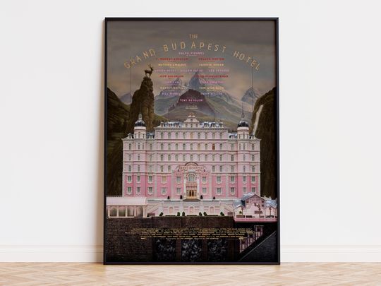 Discover The Grand Budapest Hotel - Movie Poster | Digital Download | High Quality Ready To Print