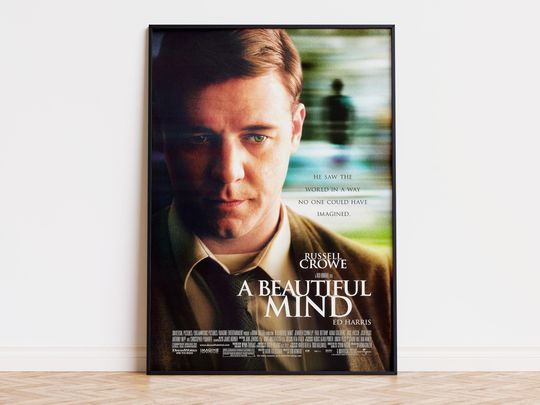 Discover A Beautiful Mind - Movie Poster | Digital Download | High Quality Ready To Print