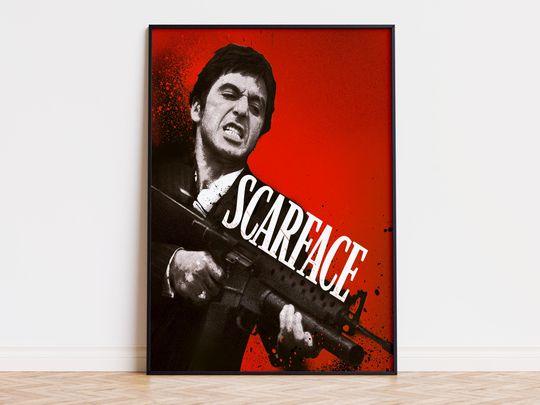 Discover Scarface - Movie Poster | Digital Download | High Quality Ready To Print